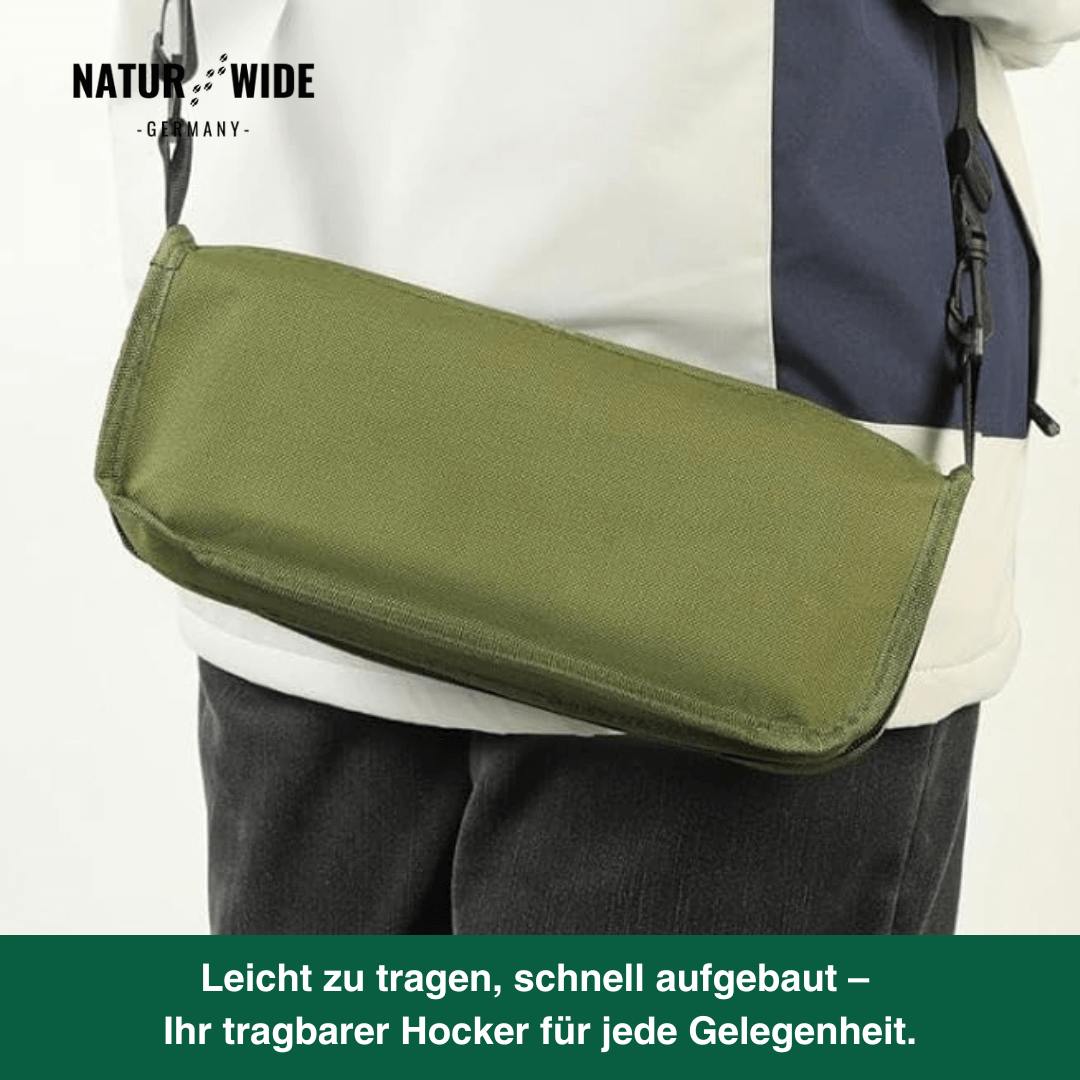 Naturwide Faltbarer Campingstuhl – Ultraleicht, Tragbar & mit Tragetasche