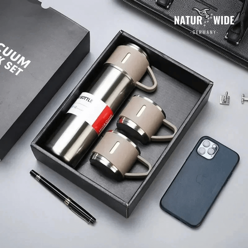Vakuumisolierte Edelstahl - Thermosflasche