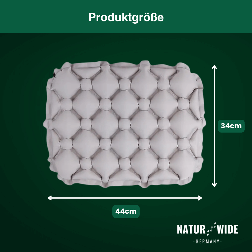 Ultraleichtes aufblasbares Sitzkissen – für Camping und Wandern