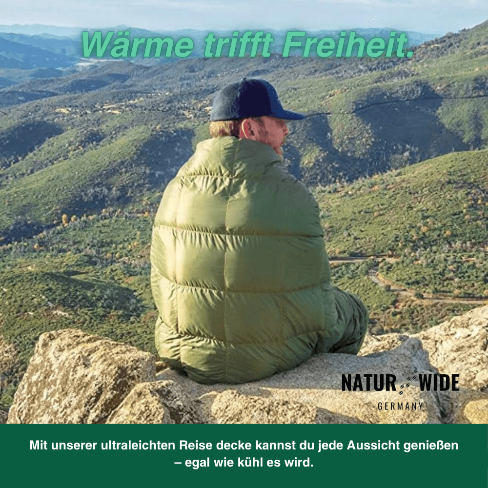 Reisedecke Outdoor – für Sommer & Winter geeignet