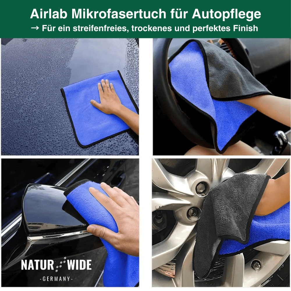 Premium Mikrofasertücher - Auto, Glas & Spiegel