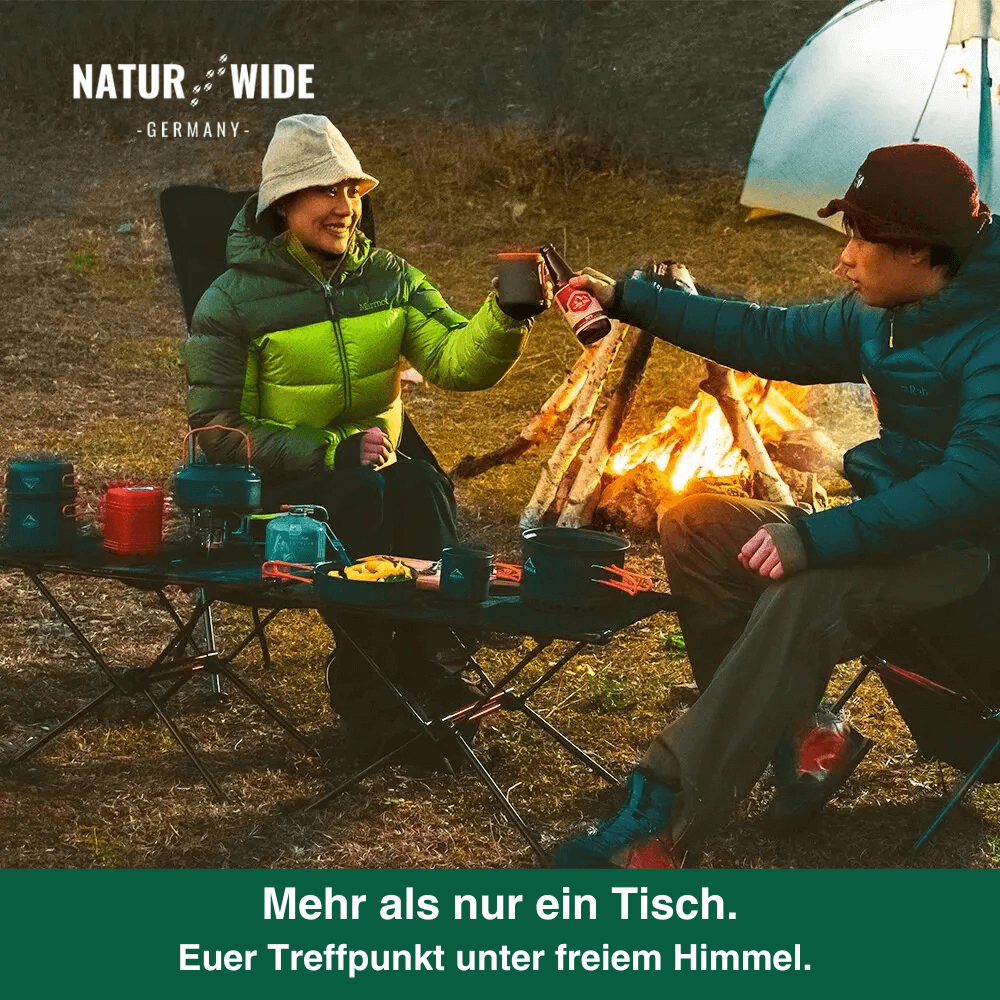 Faltbarer Campingtisch – kompakter Klapptisch für Outdoor, Picknick & Reisen