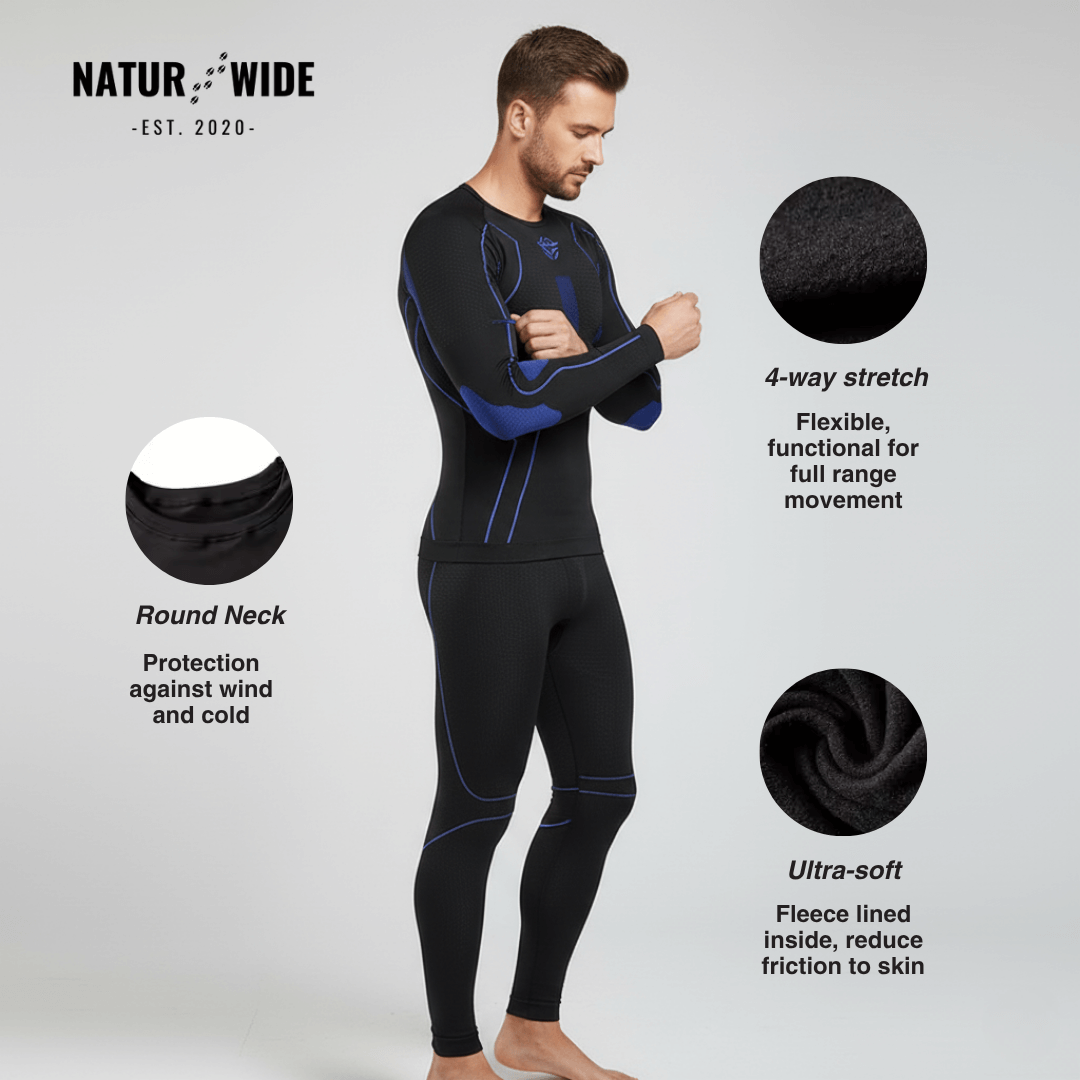 Herren Thermo-Kompressions-Unterwäsche-Set