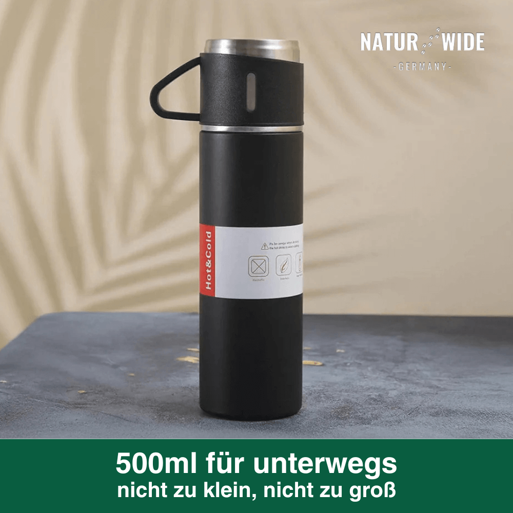 Vakuumisolierte Edelstahl - Thermosflasche