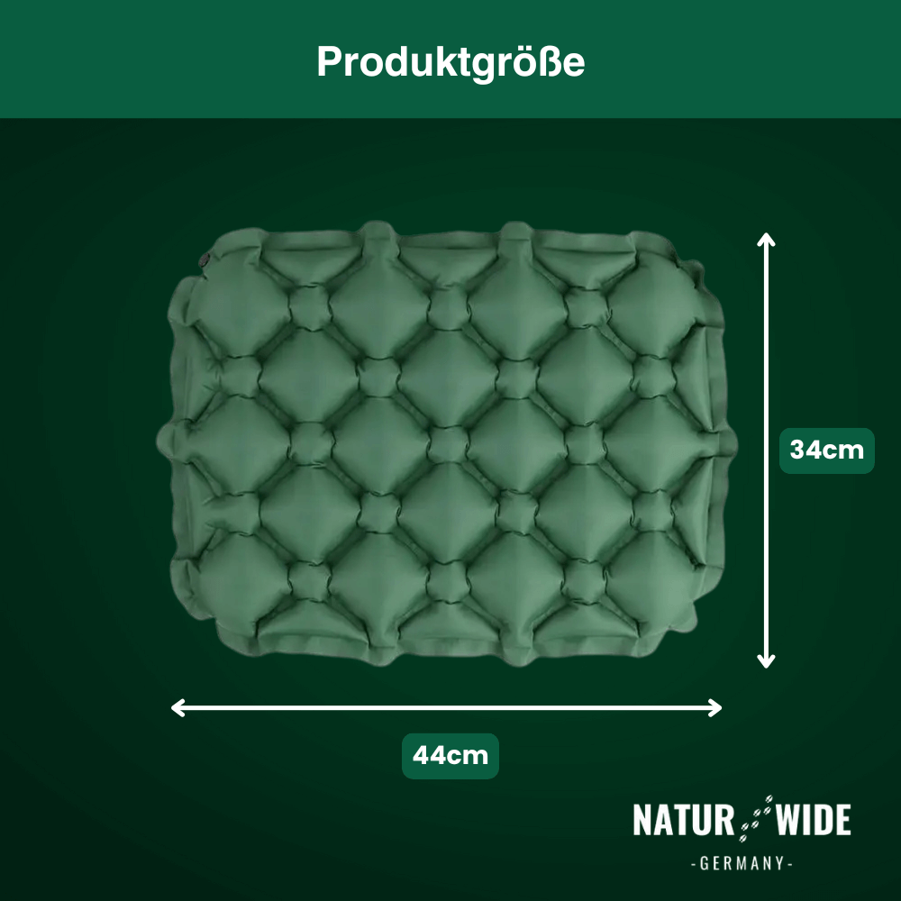 Ultraleichtes aufblasbares Sitzkissen – für Camping und Wandern