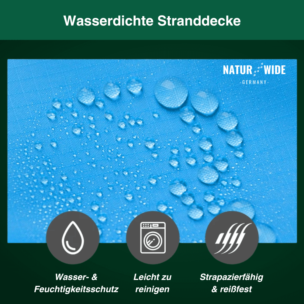 Wasserdichte Strand- & Picknickdecke