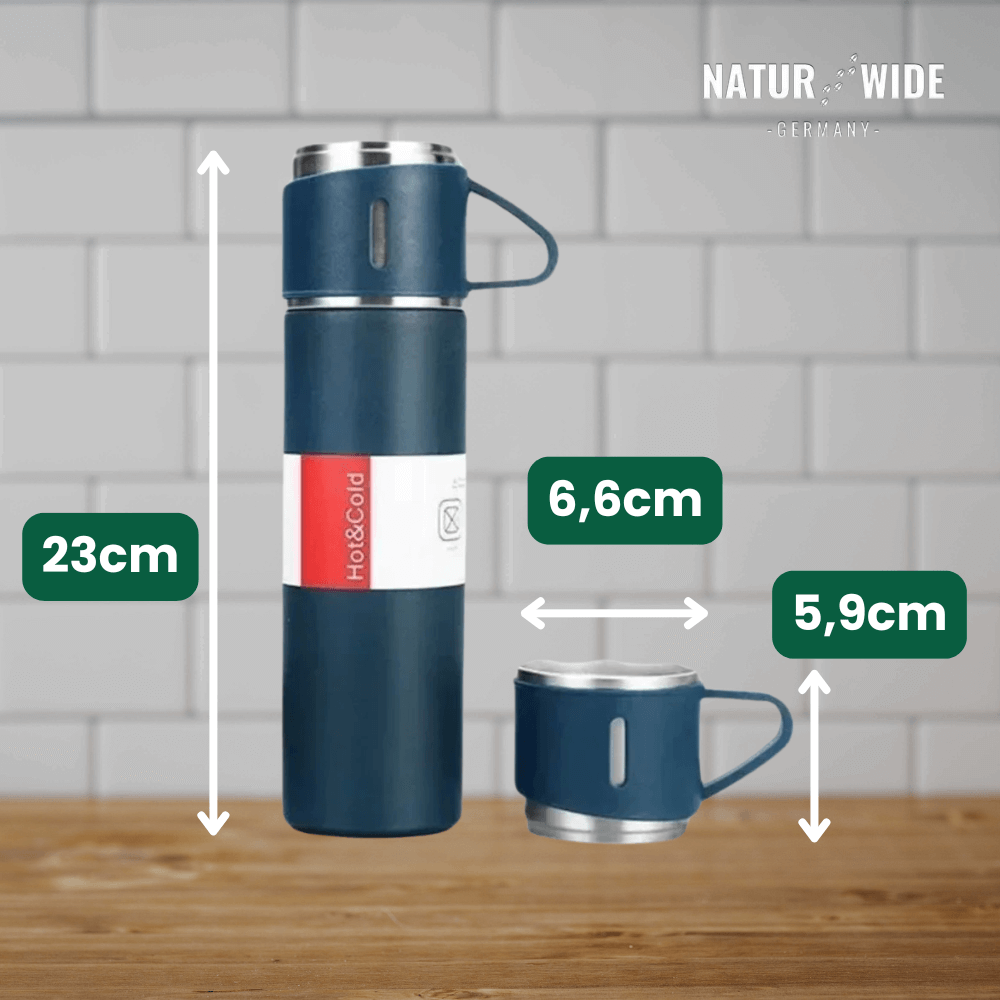 Vakuumisolierte Edelstahl - Thermosflasche