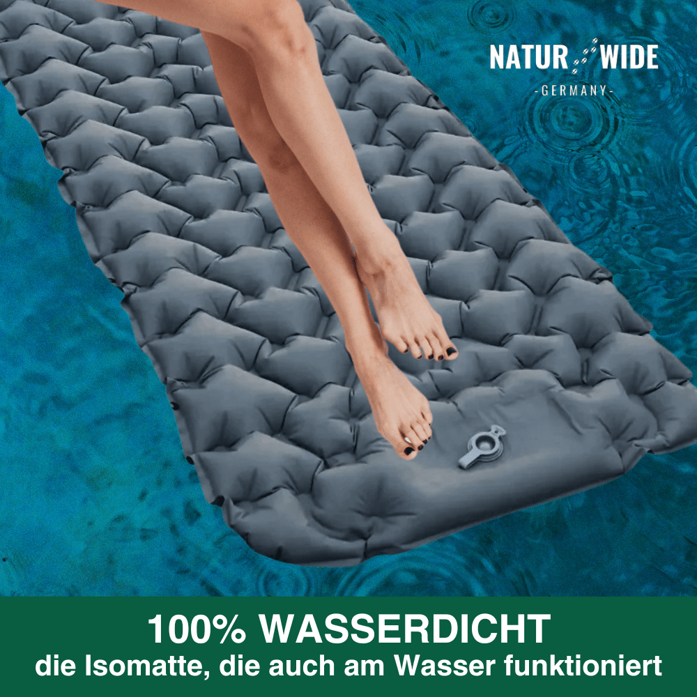 Ultraleichte kompakte Isomatte + gratis 5in1 Besteck – Ideal für jedes Abenteuer unterwegs