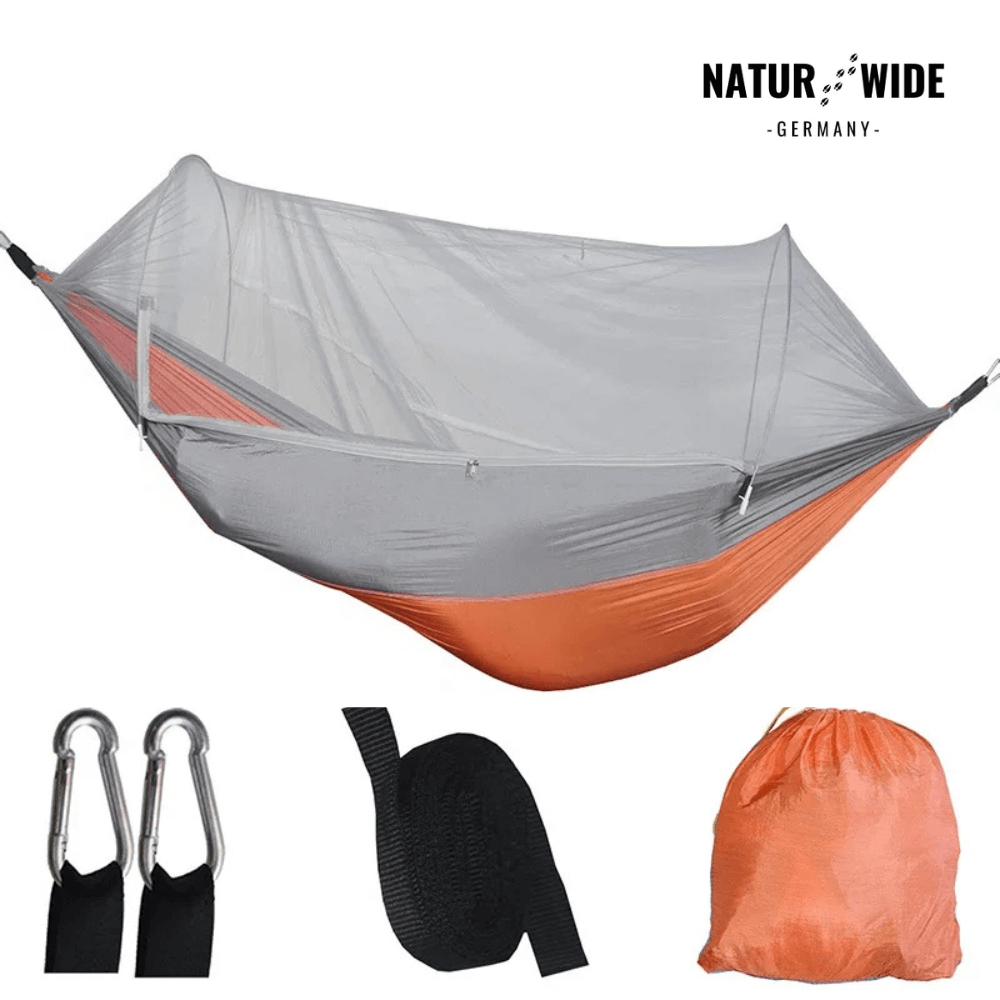 Camping-Hängematte mit Moskitonetz
