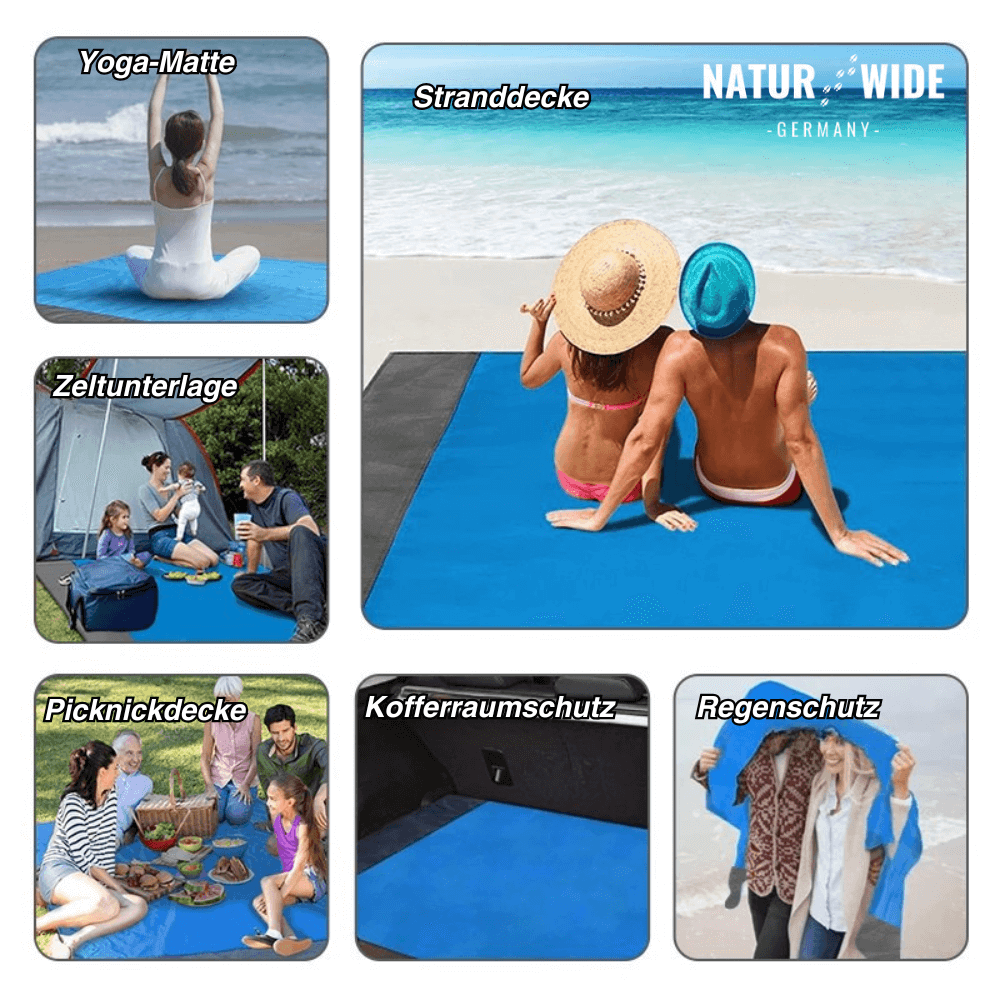 Wasserdichte Strand- & Picknickdecke