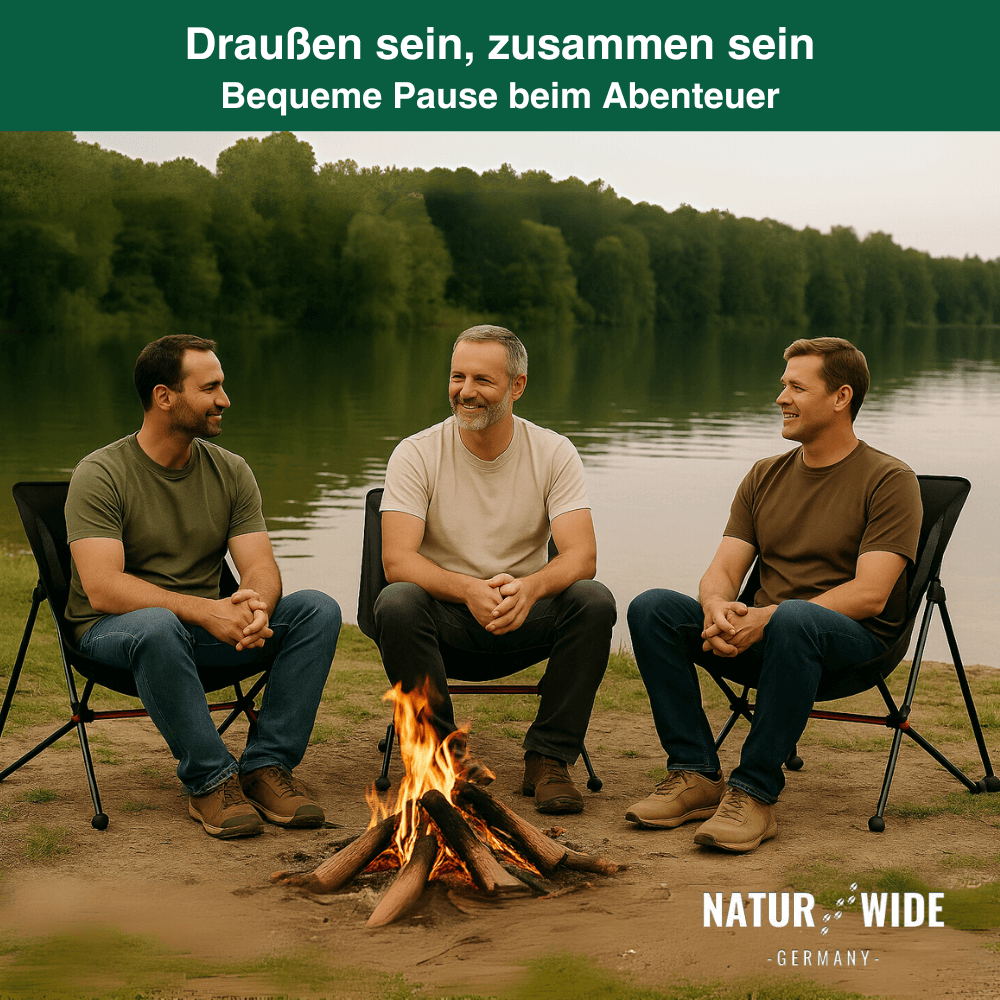 Naturwide Faltstuhl Pro – Dein komfortabler Begleiter für unterwegs