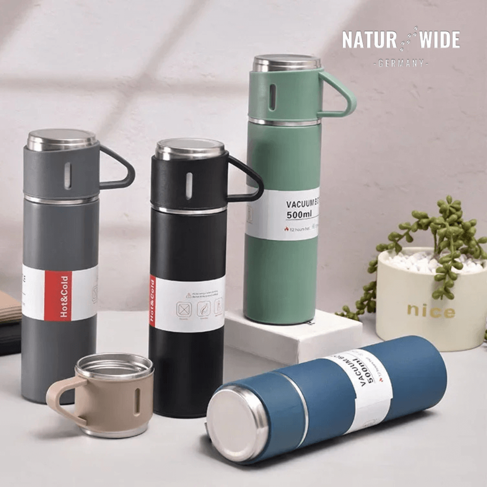 Vakuumisolierte Edelstahl - Thermosflasche