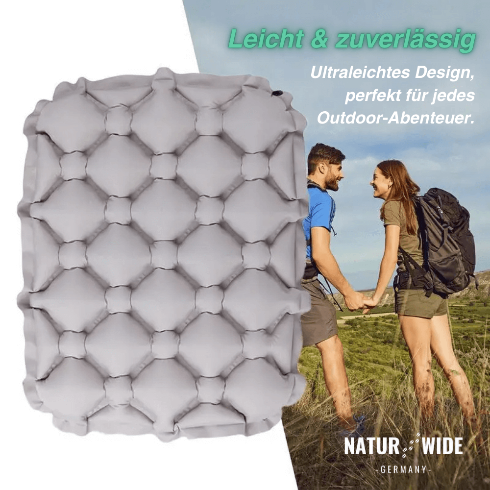 Ultraleichtes aufblasbares Sitzkissen – für Camping und Wandern