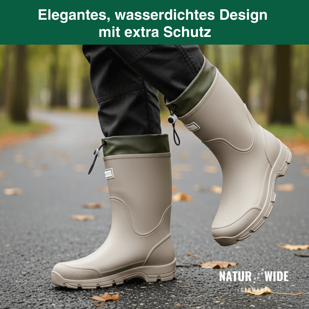Wasserdichte Outdoor Gummistiefel unisex – Rutschfest, robust & langlebig