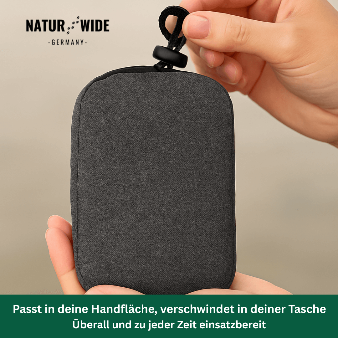 Aufblasbares Reisekissen – faltbar & vielseitig einsetzbar