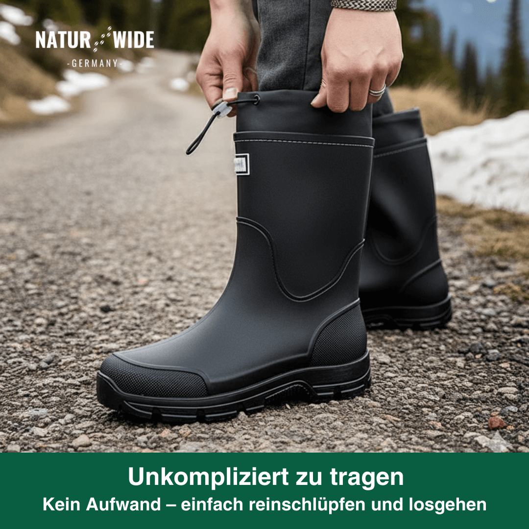 Wasserdichte Outdoor Gummistiefel unisex – Rutschfest, robust & langlebig