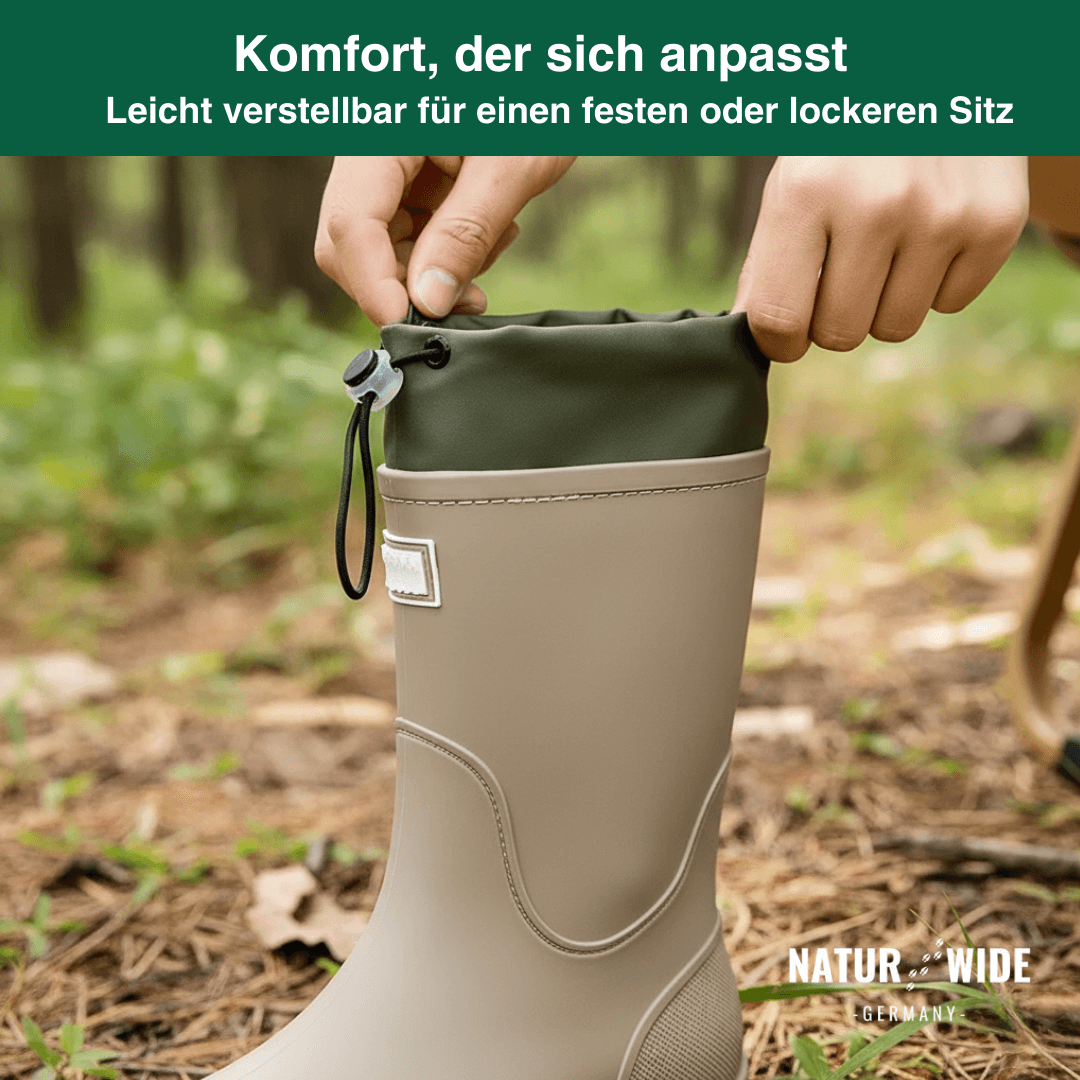 Wasserdichte Outdoor Gummistiefel unisex – Rutschfest, robust & langlebig
