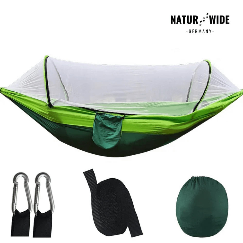 Camping-Hängematte mit Moskitonetz