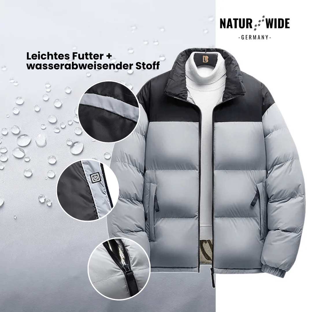 Beheizte Winterjacke – 6 Heiz-Zonen, wasserdicht & extra warm für Damen & Herren