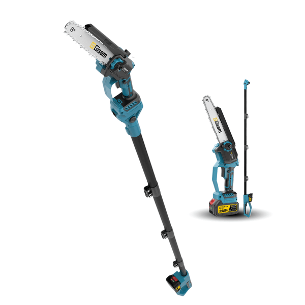 4-in-1 Akku-Teleskopsäge & Astschere – Bürstenlos (18V Kompatibel)