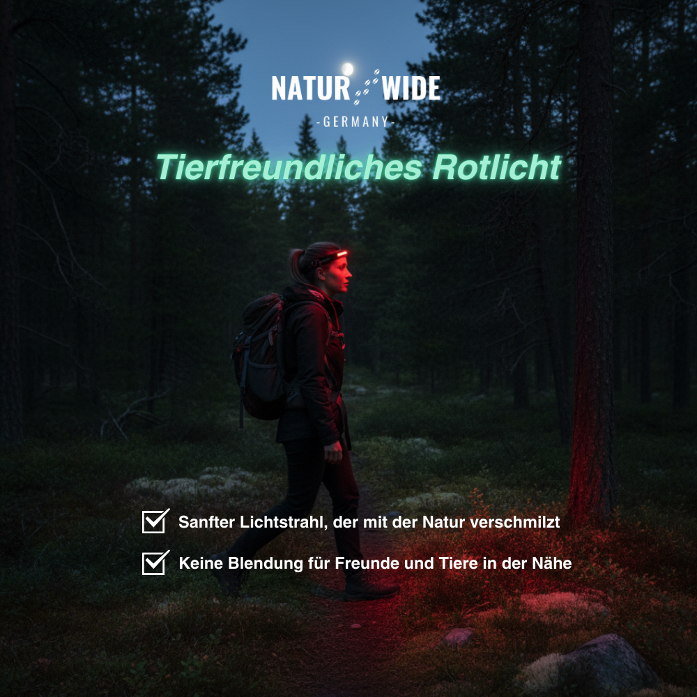 Naturwide Stirnlampe - Das Original