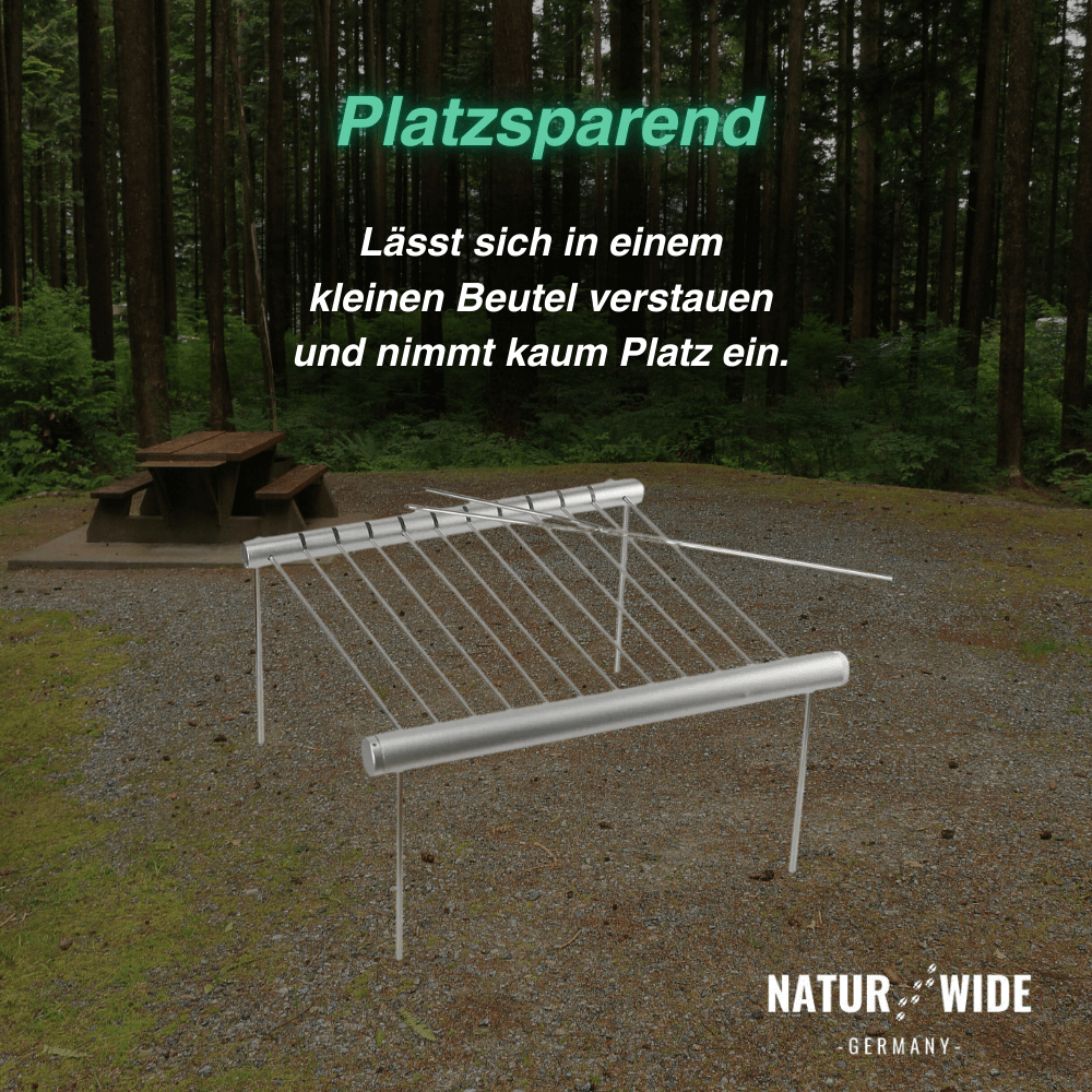 Mini-Faltbarer Edelstahl-BBQ-Grill