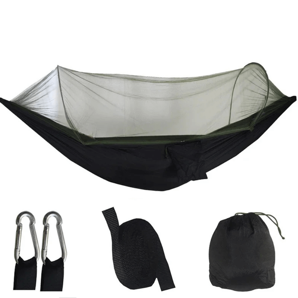 Camping-Hängematte mit Moskitonetz
