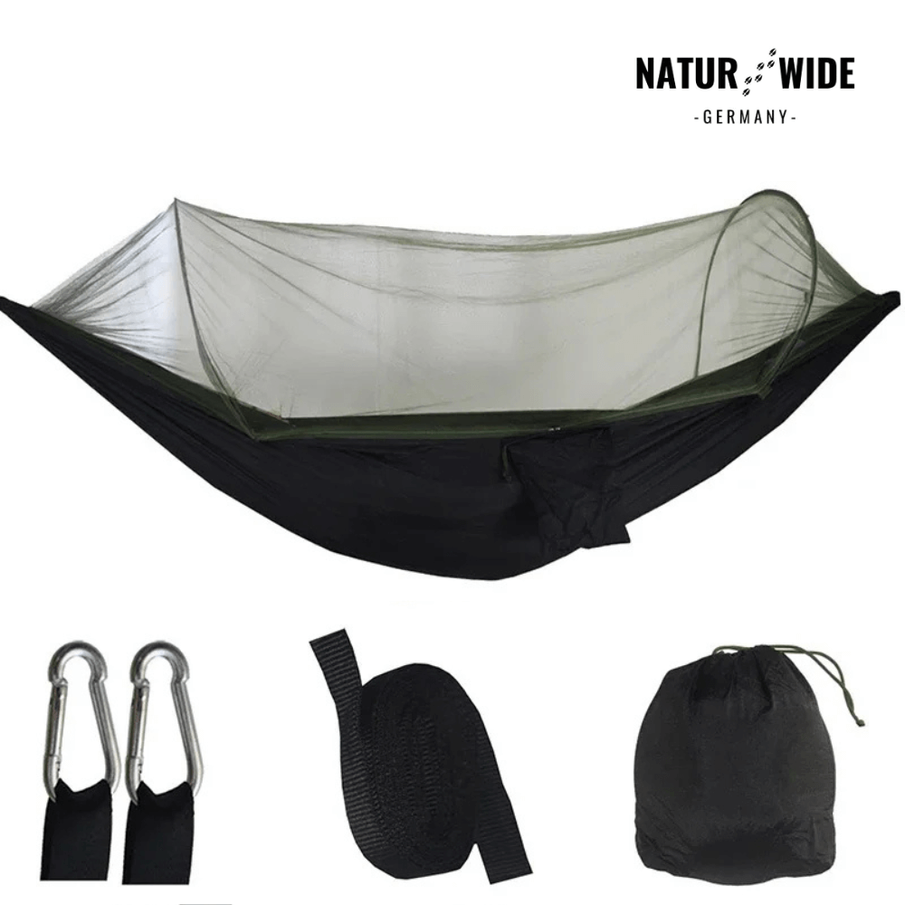 Camping-Hängematte mit Moskitonetz