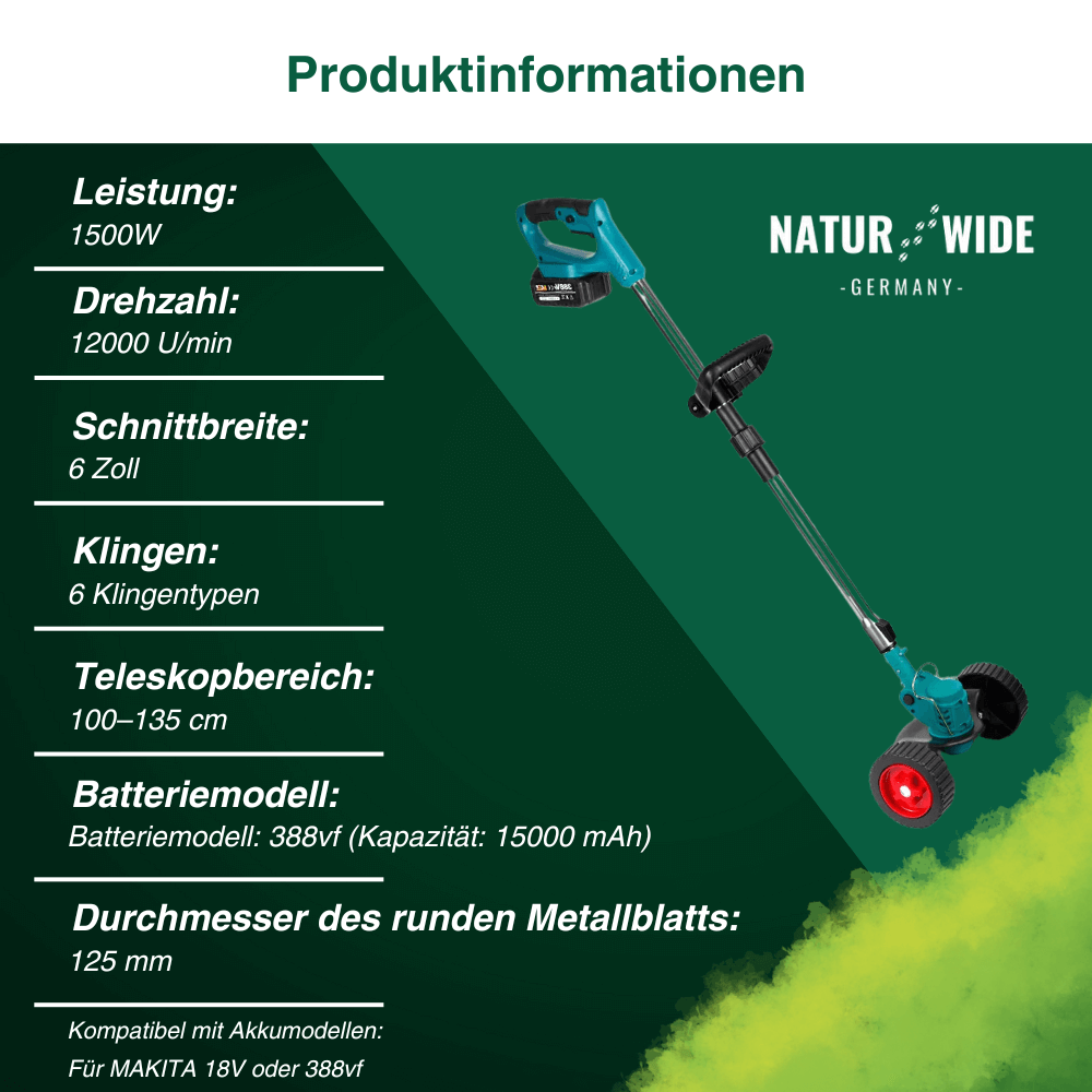Elektrischer Rasentrimmer 2-in-1