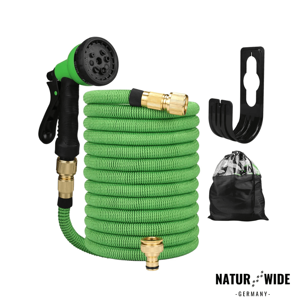 AquaFlex Pro – Der flexible Gartenschlauch mit 7 Sprühfunktionen