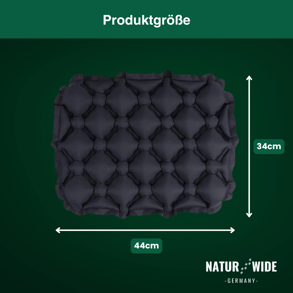 Ultraleichtes aufblasbares Sitzkissen – für Camping und Wandern