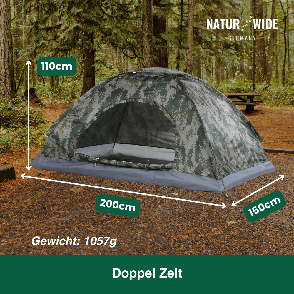 Naturwide Explorer Zelt – Ultraleicht & kompakt für 1–2 Personen