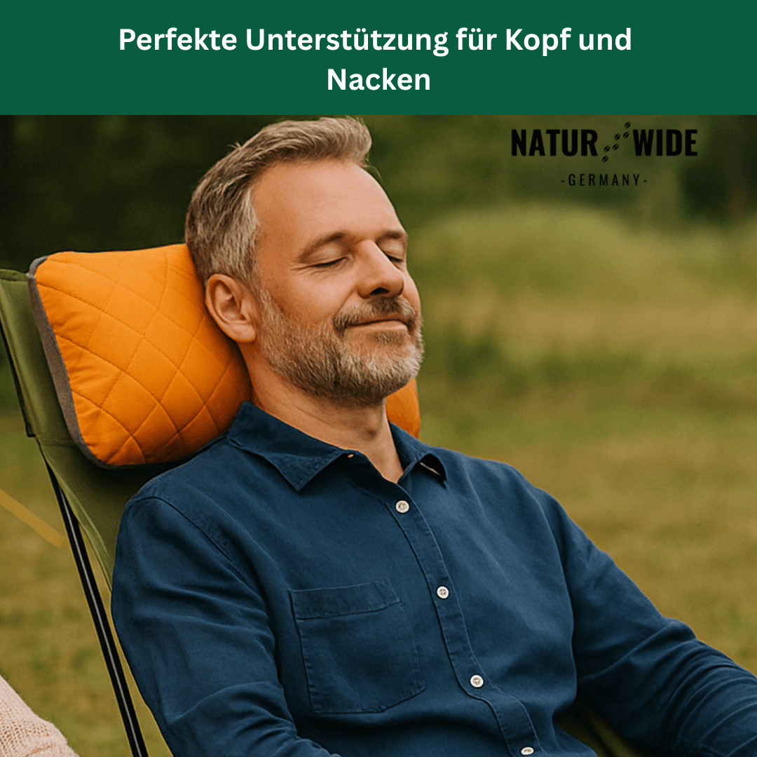 Aufblasbares Reisekissen – faltbar & vielseitig einsetzbar