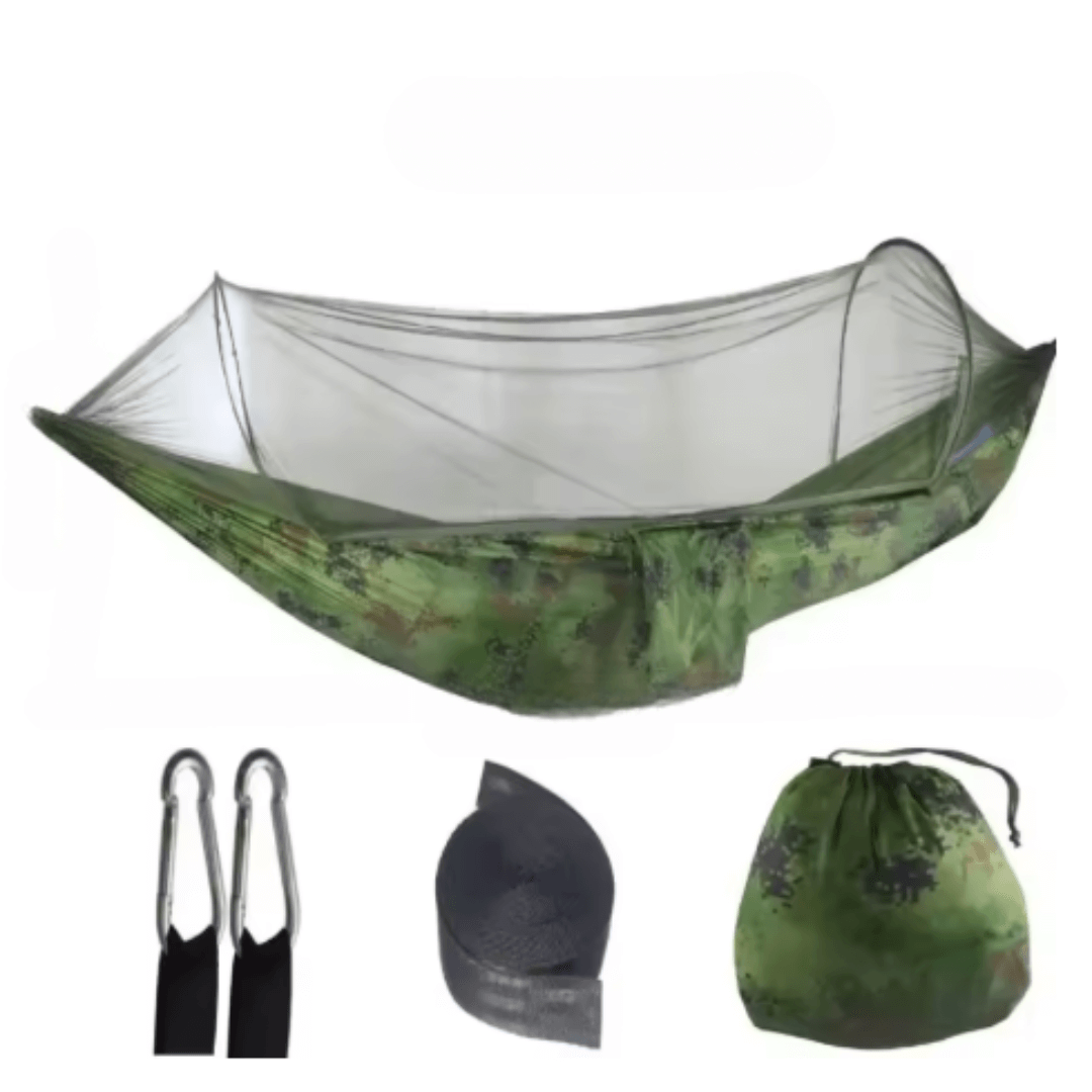 Camping-Hängematte mit Moskitonetz