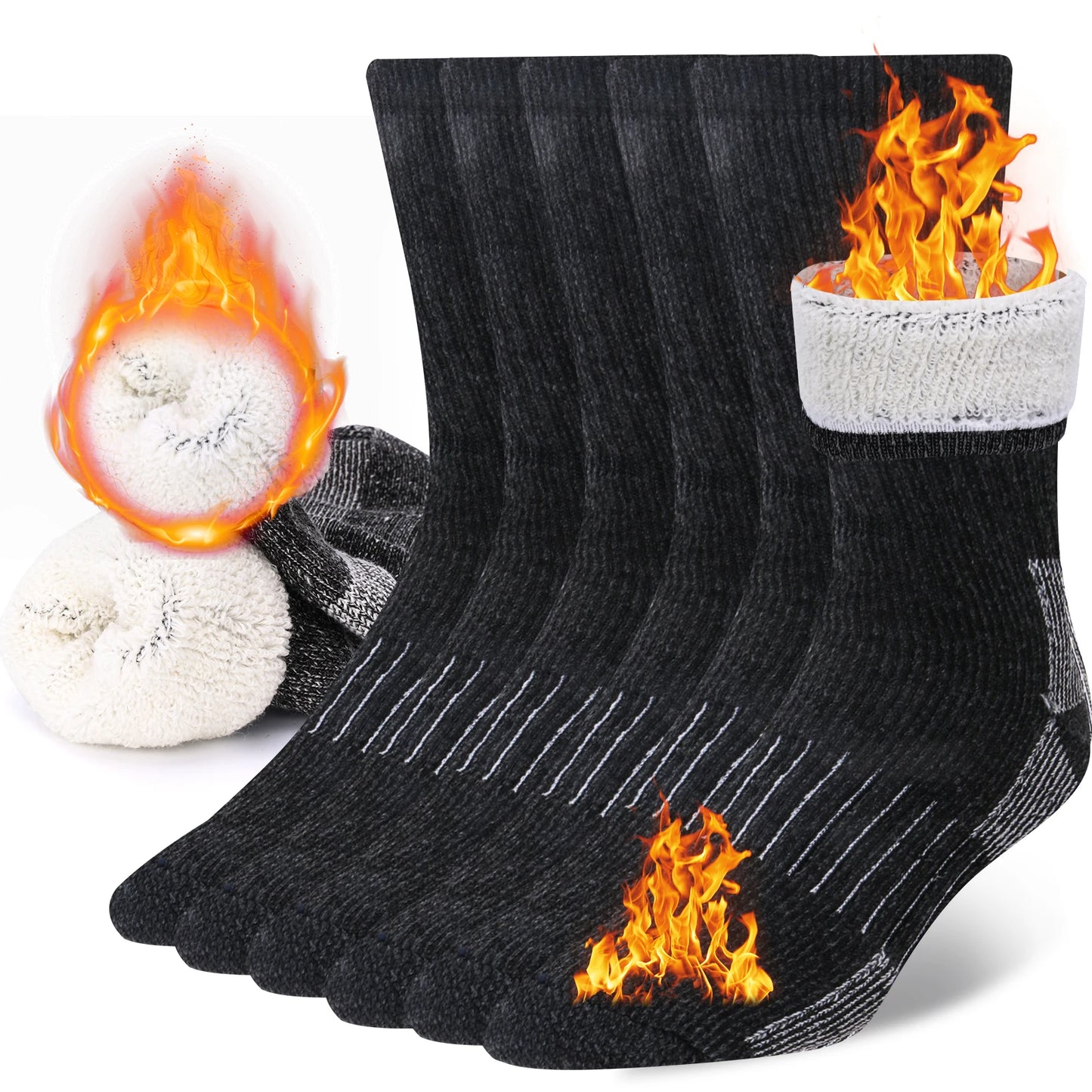 Naturwide Merino Wolle Socken – 3er Set für Damen & Herren