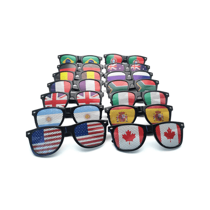 WM Flaggen-Sonnenbrille – 42 Länder Fan-Eyewear