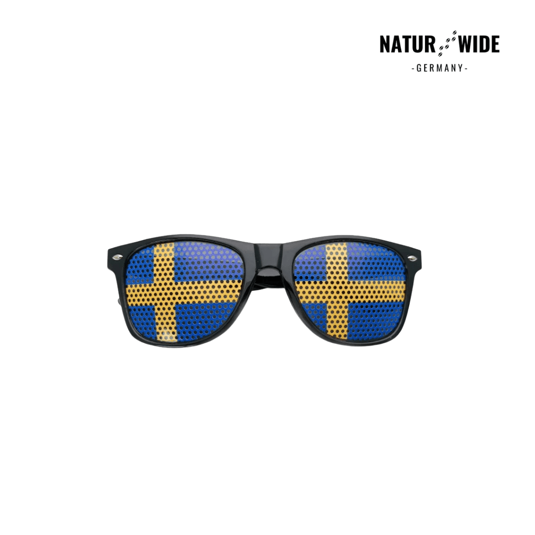 WM Flaggen-Sonnenbrille – 42 Länder Fan-Eyewear