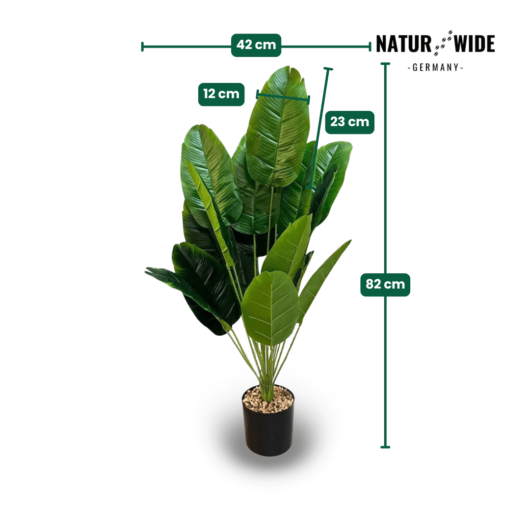 Große Kunstpalme – Real Touch Bananenbaum