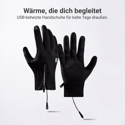 Beheizte Handschuhe (Powerbank-betrieben) –  Wasserdicht & Winddicht