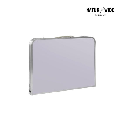 Klappbarer Campingtisch Höhenverstellbar – Alu Koffertisch