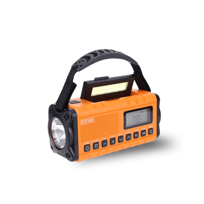 Notfall Kurbelradio 10000mAh 2.0 – Solar, LED-Licht & SOS-Alarm