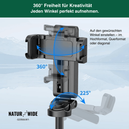 3-in-1 Mini-Stativ Selfie-Stick mit Bluetooth-Fernbedienung