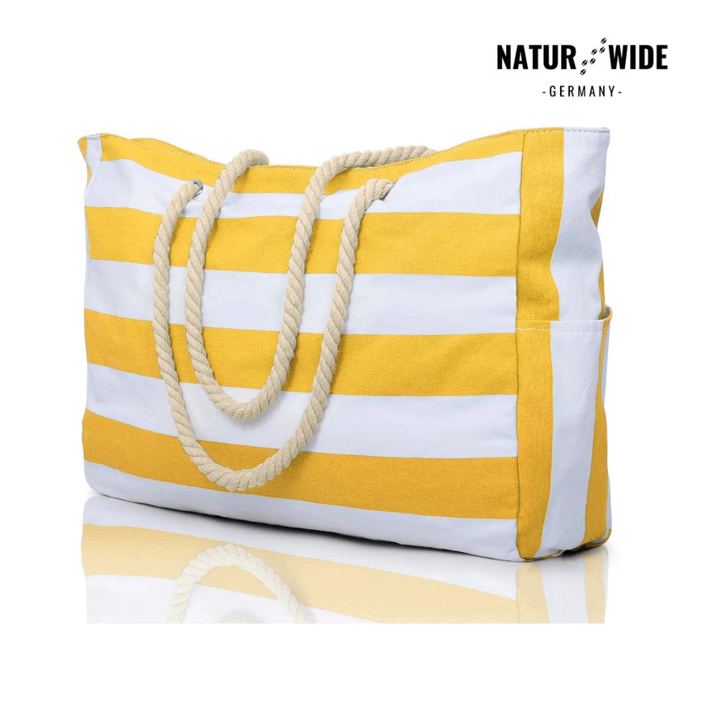 Strandtasche mit Reißverschluss