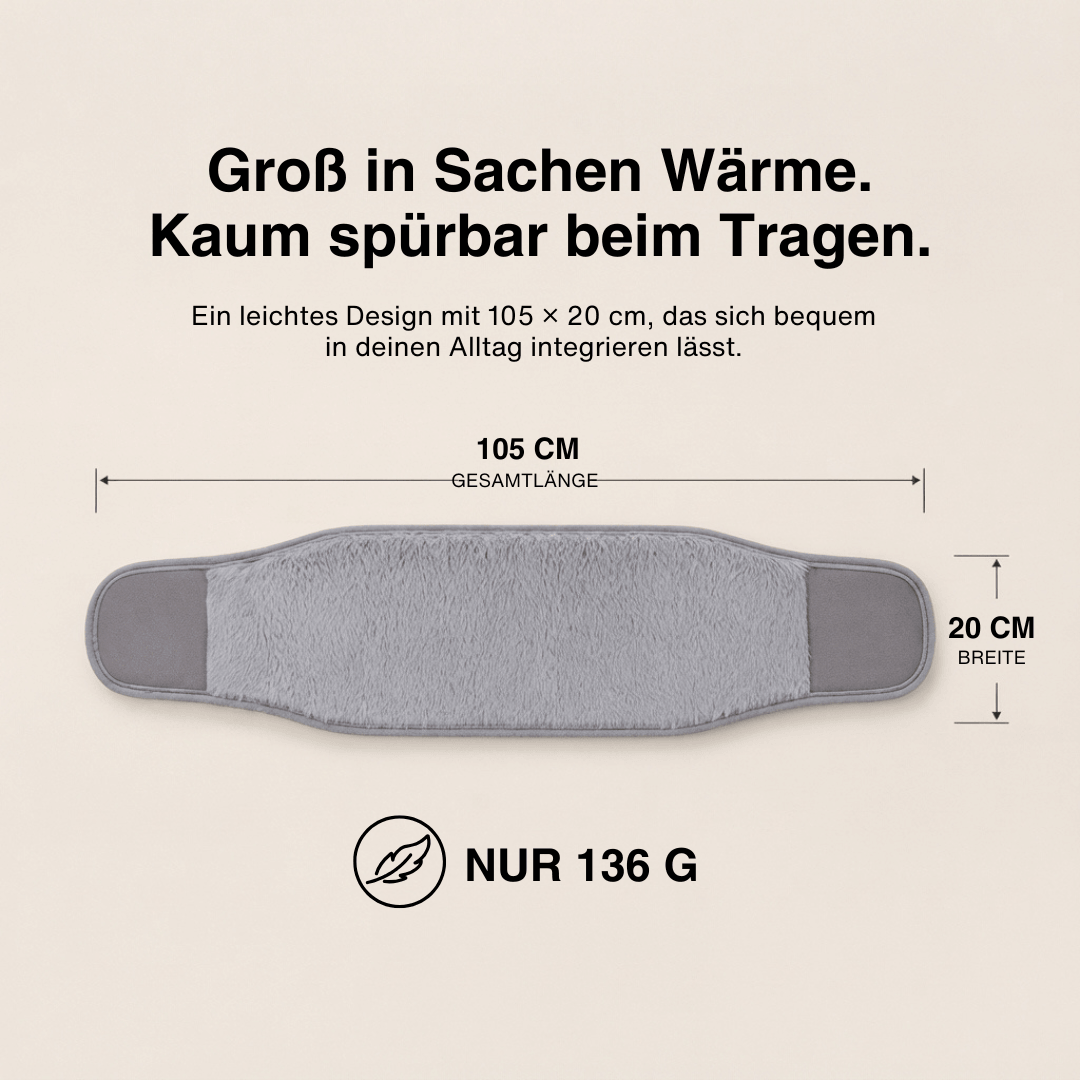 Elektrisches Heizgürtel 3 Stufen – Wärmegürtel für Frauen