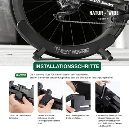 Verstellbarer, tragbarer Fahrradständer & Aufbewahrungsständer