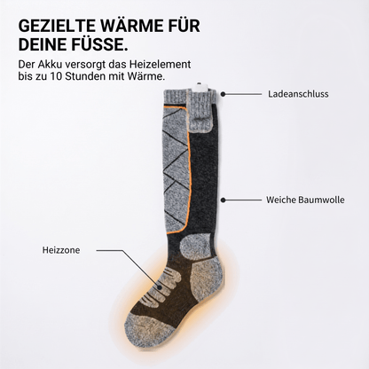 Beheizte Socken – Perfekt für Ski, Outdoor & Winter