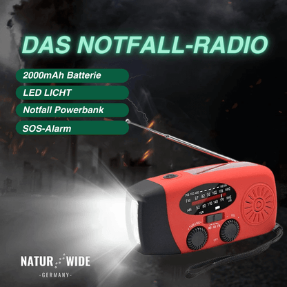 Notfall All in One Radio – Energie und Information in Notfällen