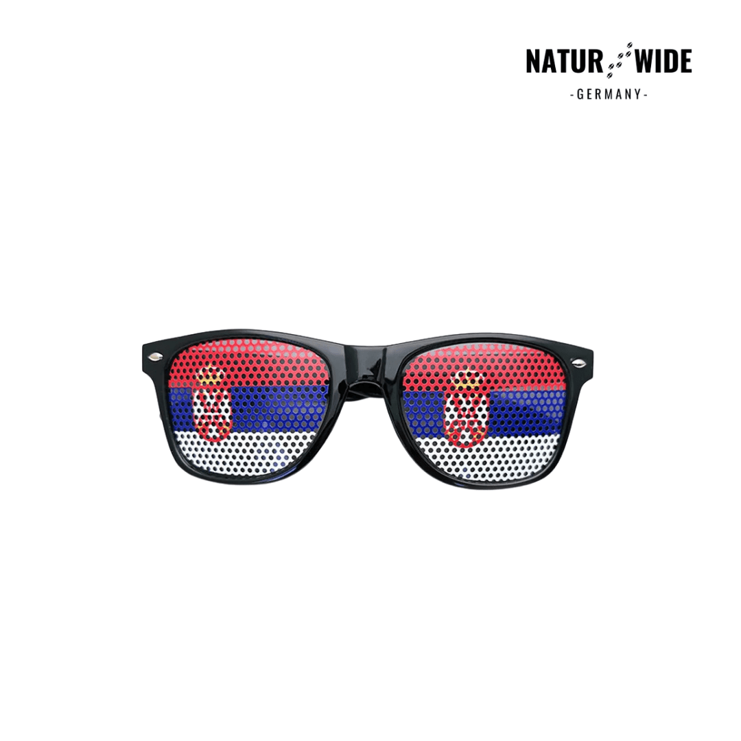 WM Flaggen-Sonnenbrille – 42 Länder Fan-Eyewear