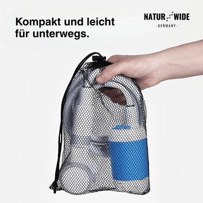 Elektrische Campingduschpumpe – 5000mAh Akku mit Digitalanzeige
