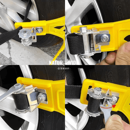 3er-Set Schneeketten für Auto/SUV/LKW